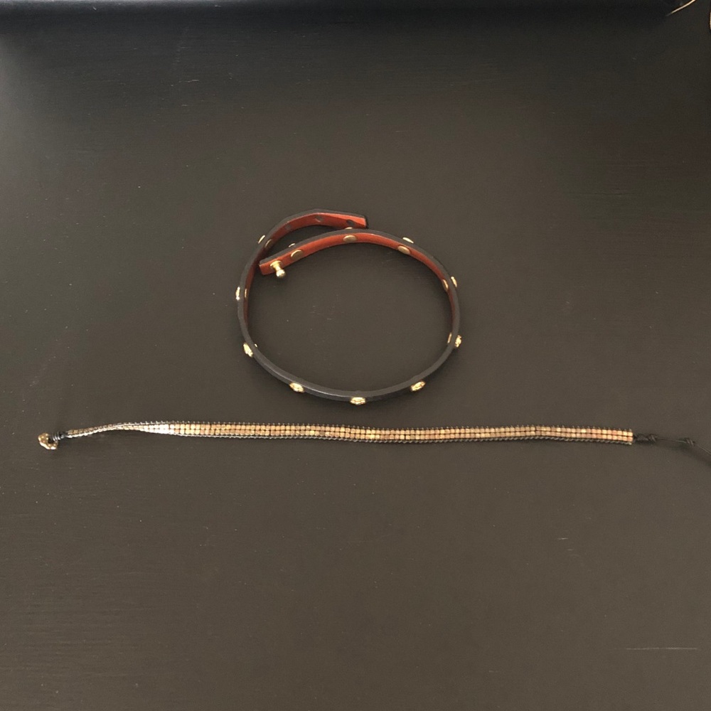 2 Stella & Dot wrap bracelets